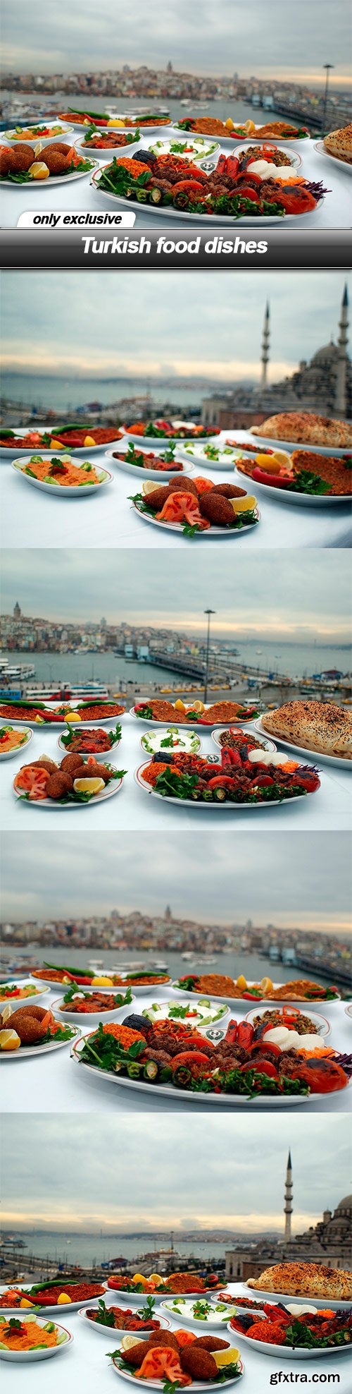 Turkish food dishes - 4 UHQ JPEG