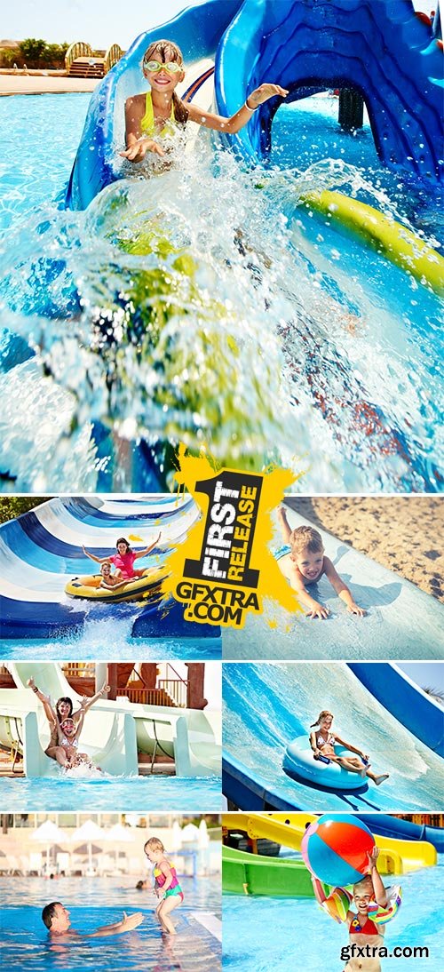 Stock Photos - Aquapark, summer holiday