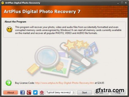 ArtPlus Digital Photo Recovery v7.0.9.164 Portable