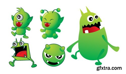 Cute Monsters Collection 50xEPS