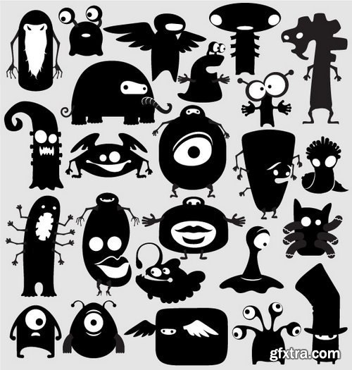 Cute Monsters Collection 50xEPS