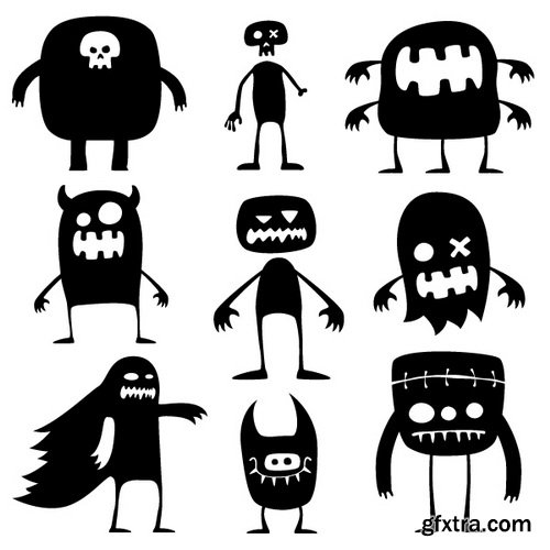 Cute Monsters Collection 50xEPS