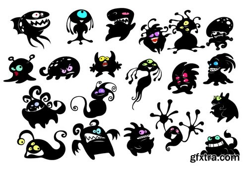 Cute Monsters Collection 50xEPS