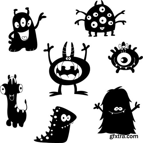 Cute Monsters Collection 50xEPS