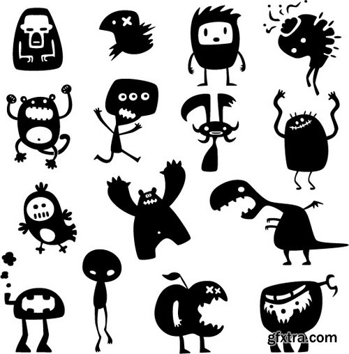 Cute Monsters Collection 50xEPS