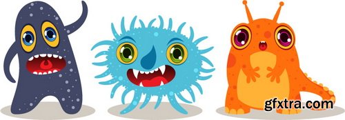 Cute Monsters Collection 50xEPS