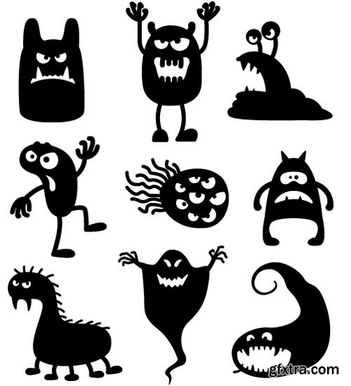 Cute Monsters Collection 50xEPS