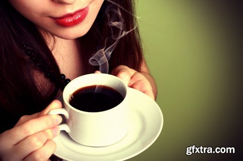 Woman with Coffee 25xJPG