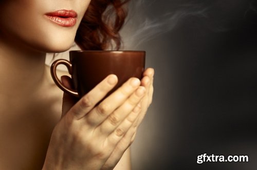 Woman with Coffee 25xJPG