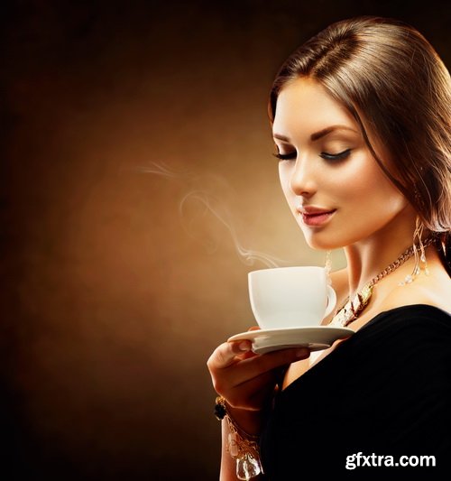 Woman with Coffee 25xJPG