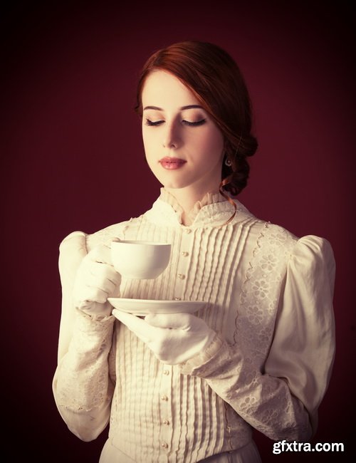 Woman with Coffee 25xJPG