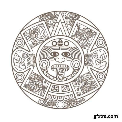 Mexican Symbols 25xEPS