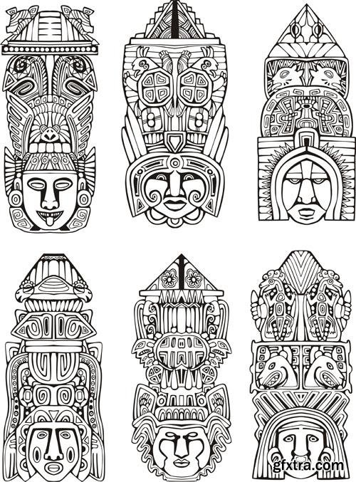 Mexican Symbols 25xEPS