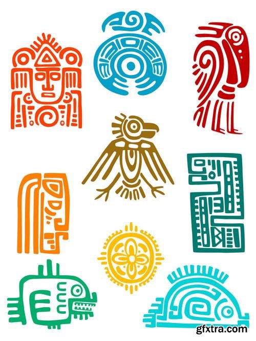 Mexican Symbols 25xEPS