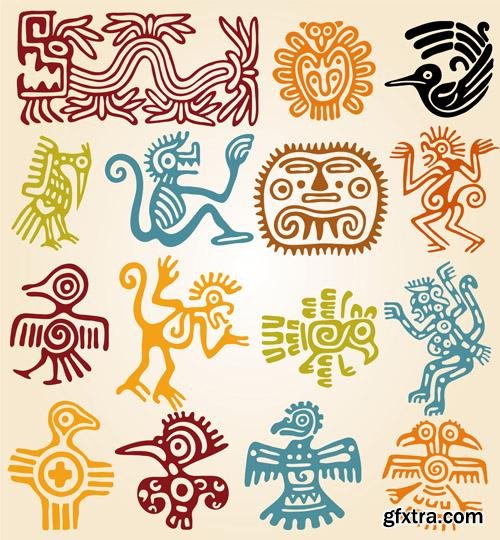 Mexican Symbols 25xEPS