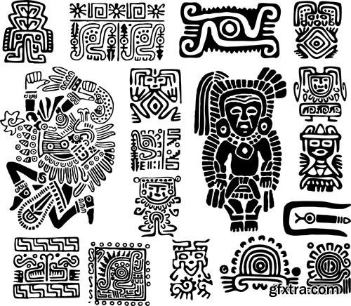 Mexican Symbols 25xEPS