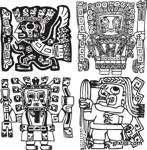 Mexican Symbols 25xEPS