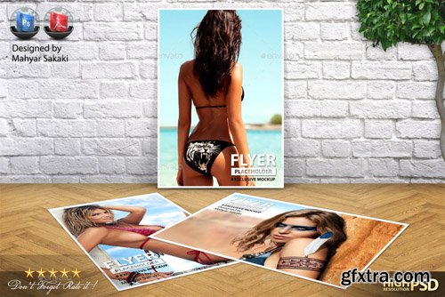 GraphicRiver - Exclusive A4 Flyer & Poster Mockup V1.0 11902769