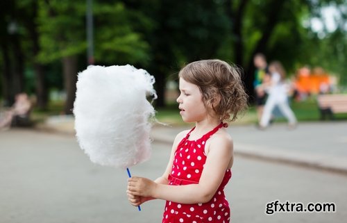 Collection of people eating cotton candy holiday children girl park 25 HQ Jpeg