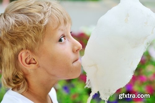 Collection of people eating cotton candy holiday children girl park 25 HQ Jpeg