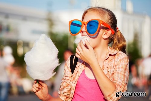 Collection of people eating cotton candy holiday children girl park 25 HQ Jpeg