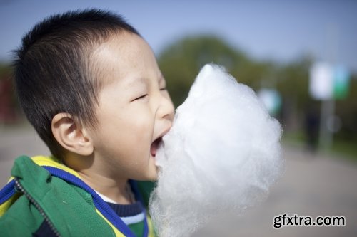 Collection of people eating cotton candy holiday children girl park 25 HQ Jpeg