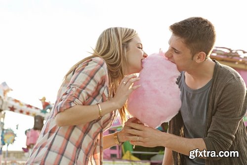 Collection of people eating cotton candy holiday children girl park 25 HQ Jpeg