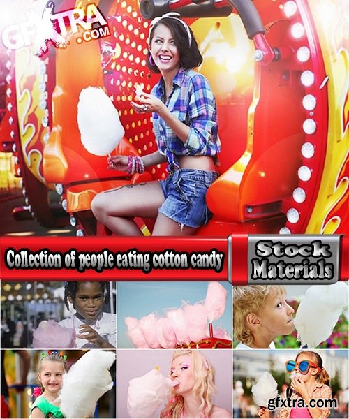 Collection of people eating cotton candy holiday children girl park 25 HQ Jpeg