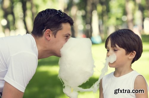 Collection of people eating cotton candy holiday children girl park 25 HQ Jpeg