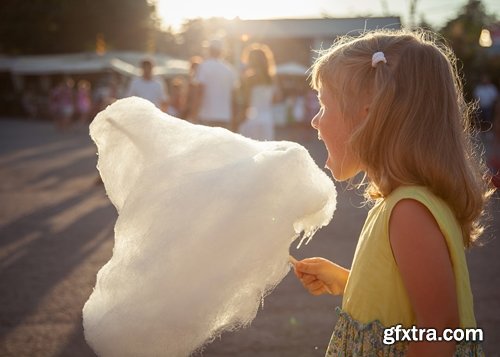 Collection of people eating cotton candy holiday children girl park 25 HQ Jpeg