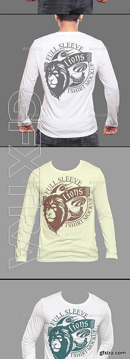 GraphicRiver - Full Sleeve Tshirt Mockup 12071201