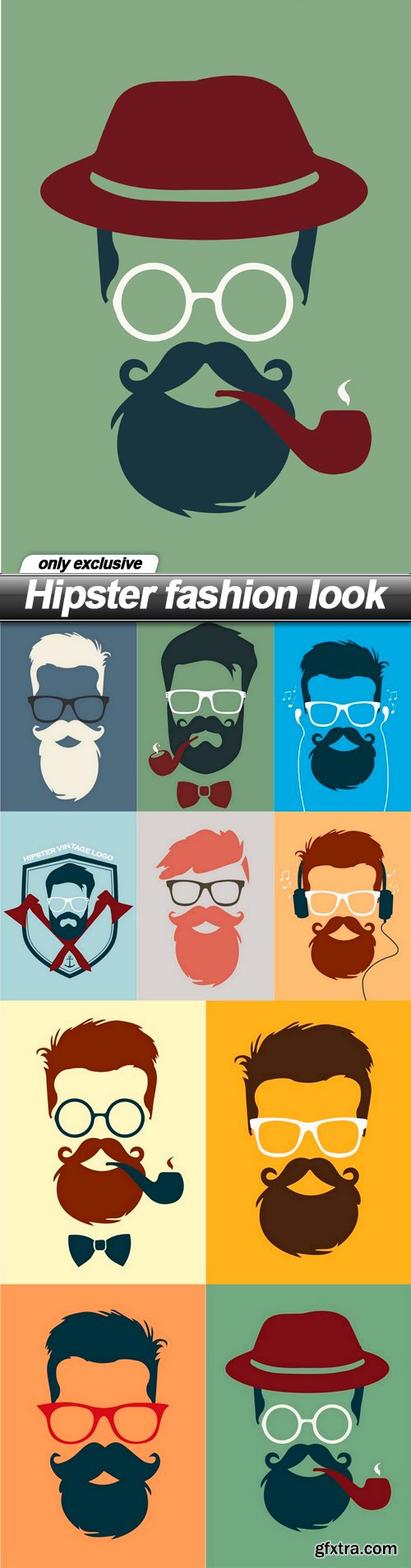 Hipster fashion look - 10 EPS