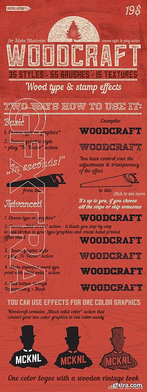 CM - Woodcraft for Adobe Illustrator 319331