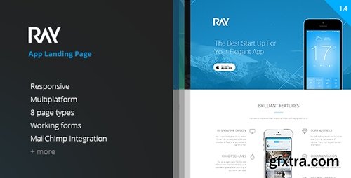 ThemeForest - Ray v1.3 - App Landing Page - 8793407