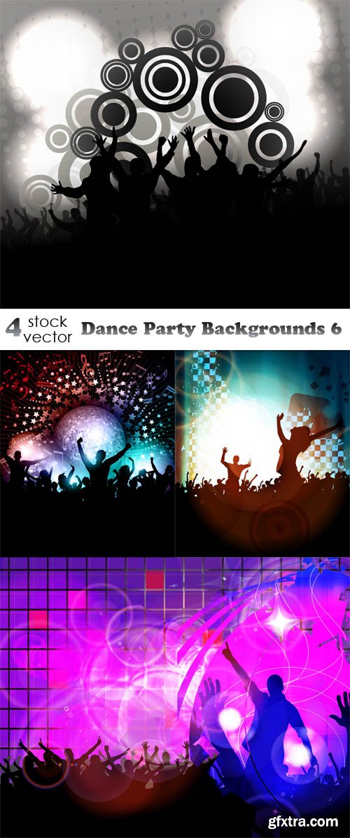 Vectors - Dance Party Backgrounds 6