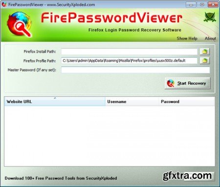 Firefox Password Viewer v6.5 (+ Portable)