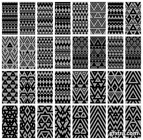 Tribal & Ethnic Ornaments, 25xEPS