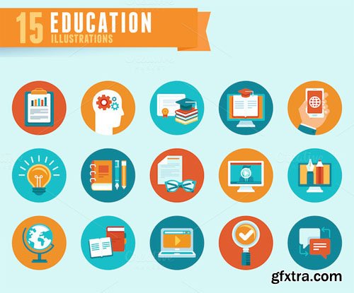 Education - flat icons - CM 194855