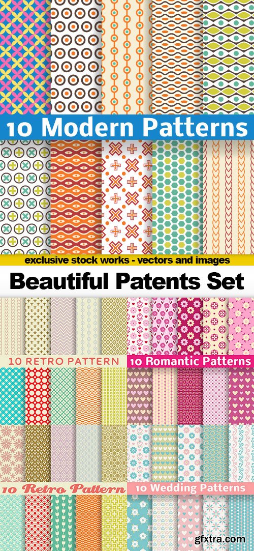 Beautiful Patents Set - 10xEPS