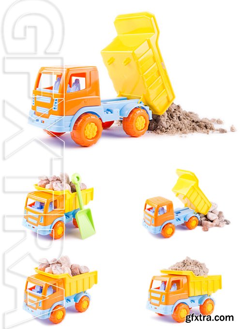 Stock Photos - Toy truck isolated on a white background