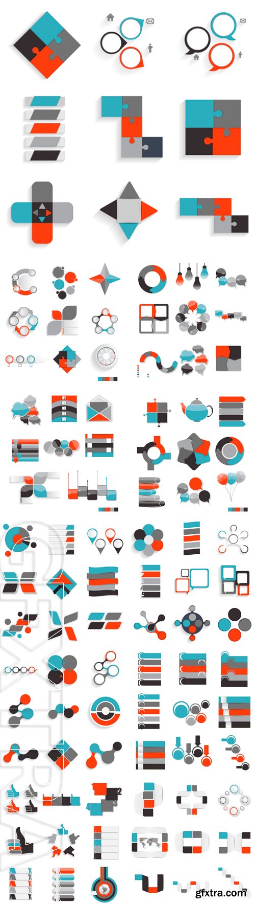 Stock Vectors - Infographic Templates for Business Vector Illustrations