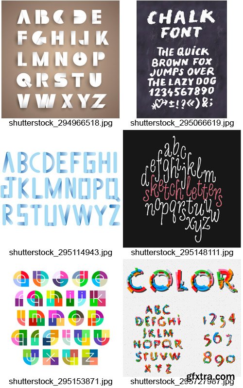 Amazing SS - Alphabets Design 4, 25xEPS