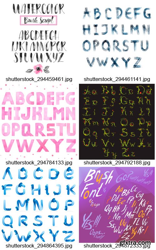 Amazing SS - Alphabets Design 4, 25xEPS