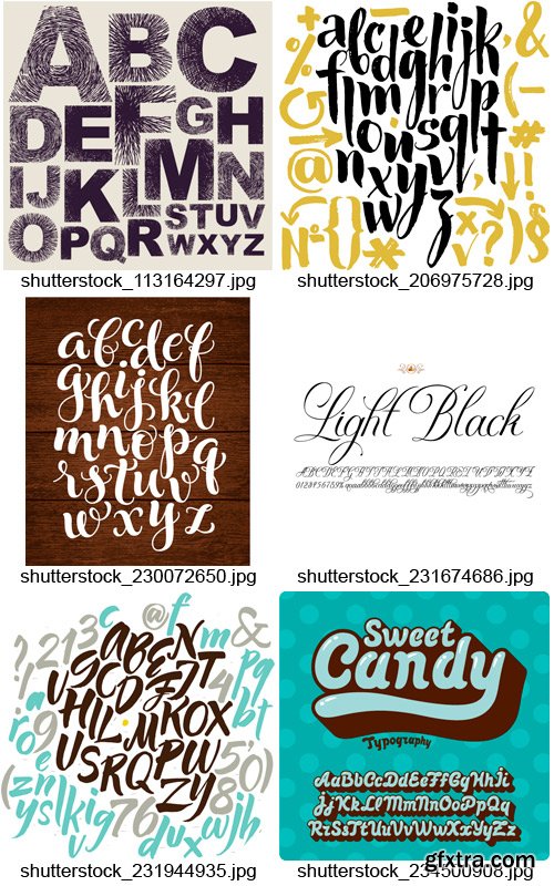 Amazing SS - Alphabets Design 4, 25xEPS