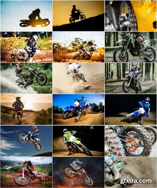 Collection of motocross enduro riding a motorcycle biker dirt track 25 HQ Jpeg