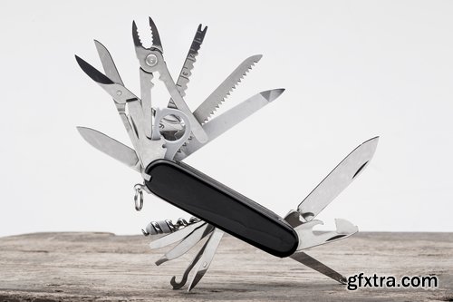 Collection of multitool folding knife tool universal pliers 25 HQ Jpeg