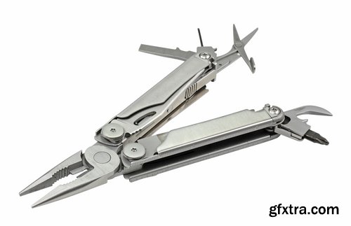 Collection of multitool folding knife tool universal pliers 25 HQ Jpeg