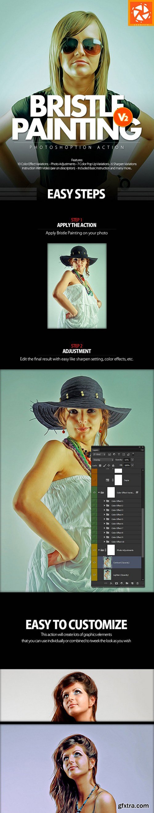 GraphicRiver - 11988560 Bristle Painting 2 Action