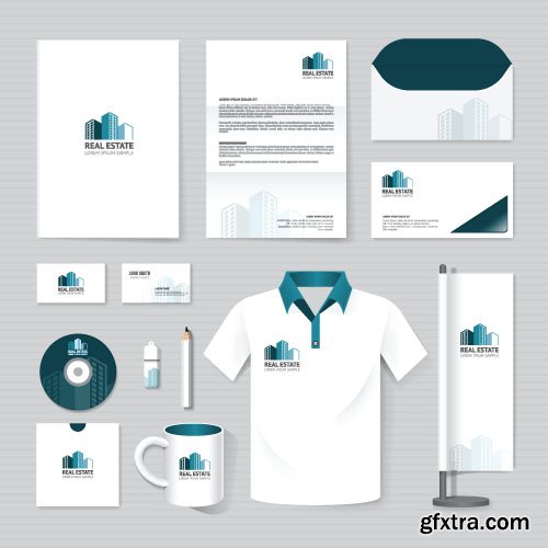 Cafe & Restaurant Corporate Set - 13xEPS