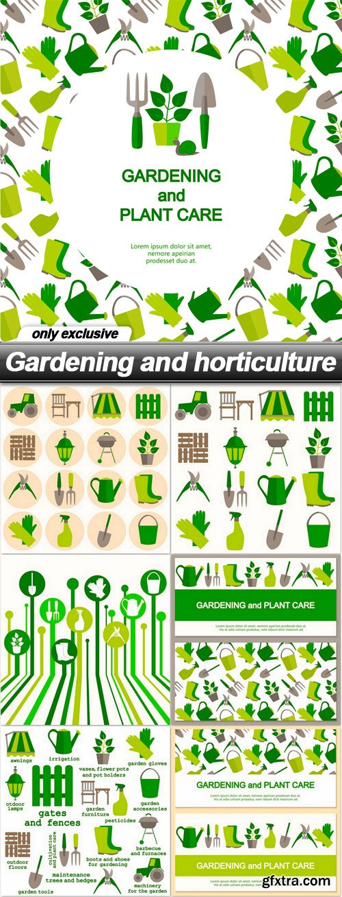 Gardening and horticulture - 7 EPS